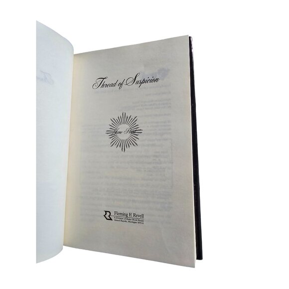 Thread Of Suspicion Hardcover Book By Jane Peart 1998 First Edition Christian Fa - Picture 3 of 5